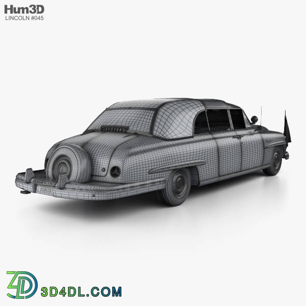 Hum3D Lincoln Cosmopolitan Presidential Limousine 1950