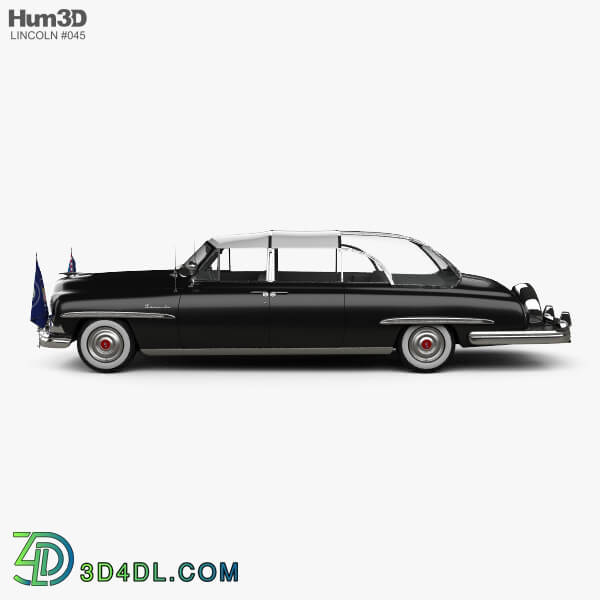 Hum3D Lincoln Cosmopolitan Presidential Limousine 1950