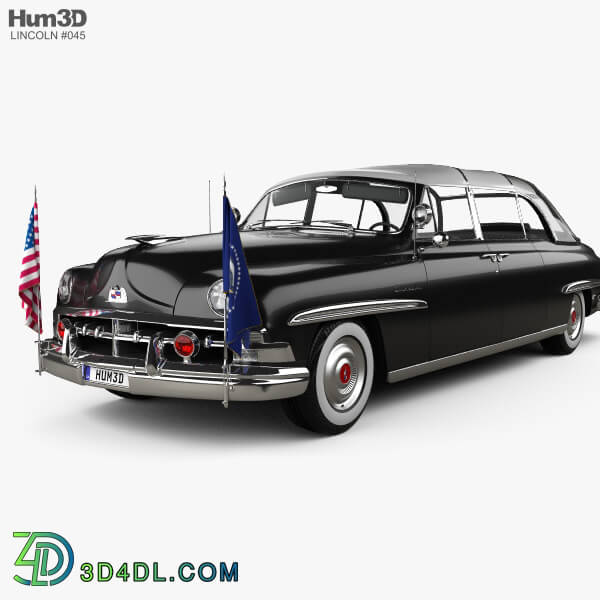 Hum3D Lincoln Cosmopolitan Presidential Limousine 1950