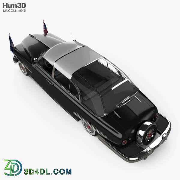 Hum3D Lincoln Cosmopolitan Presidential Limousine 1950