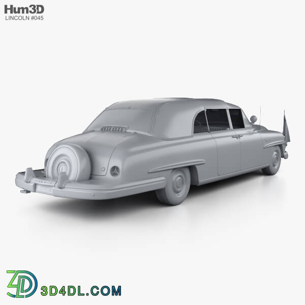 Hum3D Lincoln Cosmopolitan Presidential Limousine 1950