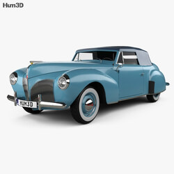Hum3D Lincoln Zephyr Continental Cabriolet 1939 