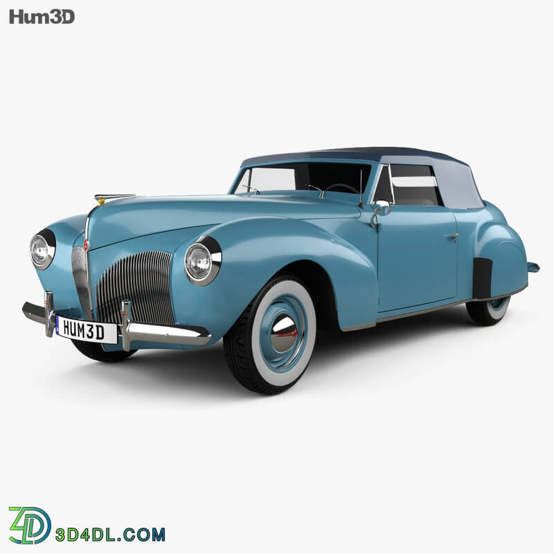 Hum3D Lincoln Zephyr Continental Cabriolet 1939