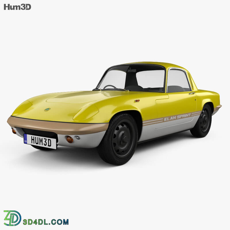 Hum3D Lotus Elan Sprint Fixed head Coupe 1971