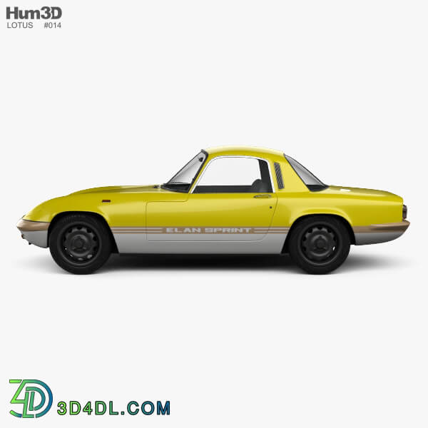Hum3D Lotus Elan Sprint Fixed head Coupe 1971