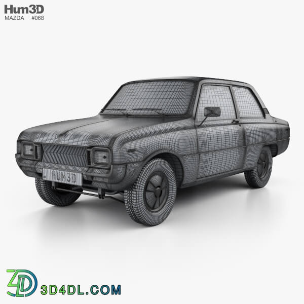 Hum3D Mazda 1000 1973