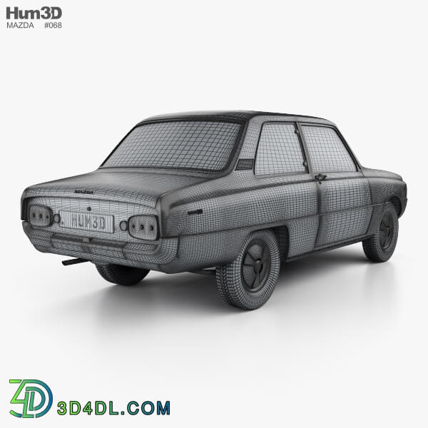 Hum3D Mazda 1000 1973