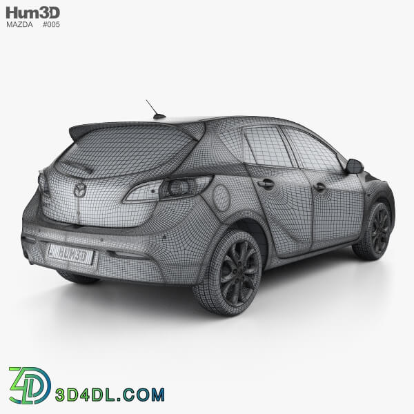 Hum3D Mazda 3 hatchback 2011