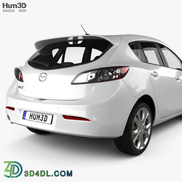 Hum3D Mazda 3 hatchback 2011