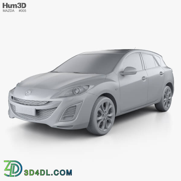 Hum3D Mazda 3 hatchback 2011