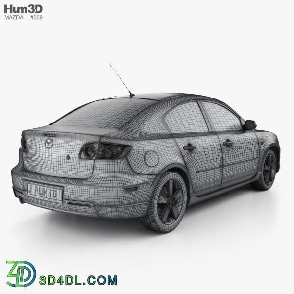 Hum3D Mazda 3 sedan S 2005