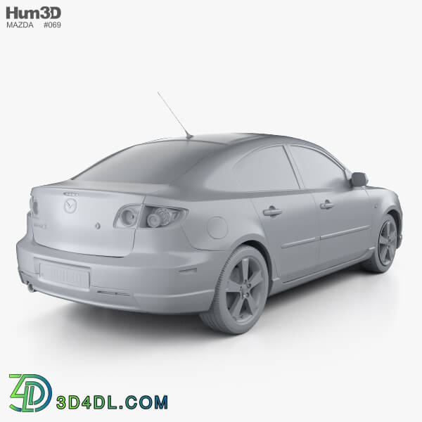 Hum3D Mazda 3 sedan S 2005