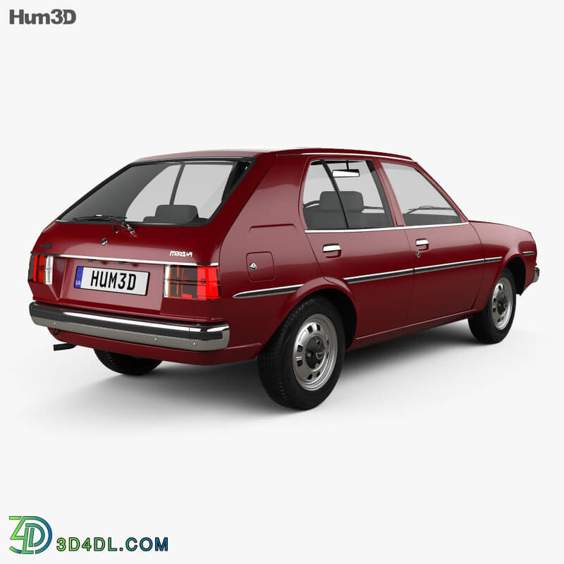 Hum3D Mazda 323 (Familia) 1978