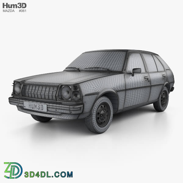 Hum3D Mazda 323 (Familia) 1978