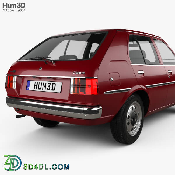 Hum3D Mazda 323 (Familia) 1978