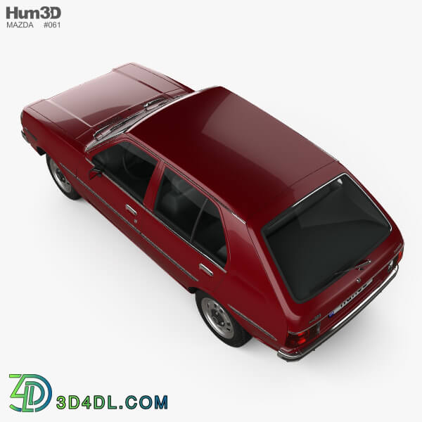 Hum3D Mazda 323 (Familia) 1978