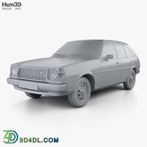 Hum3D Mazda 323 (Familia) 1978