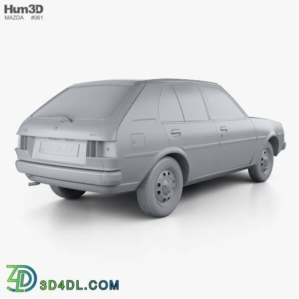 Hum3D Mazda 323 (Familia) 1978