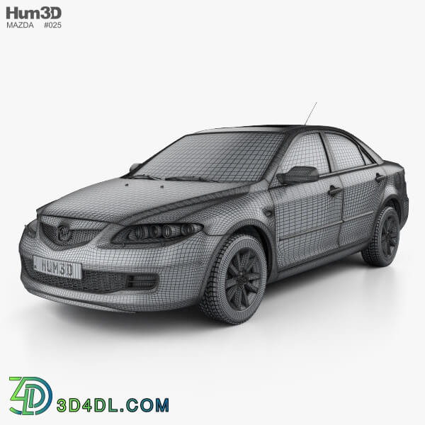 Hum3D Mazda 6 sedan 2002