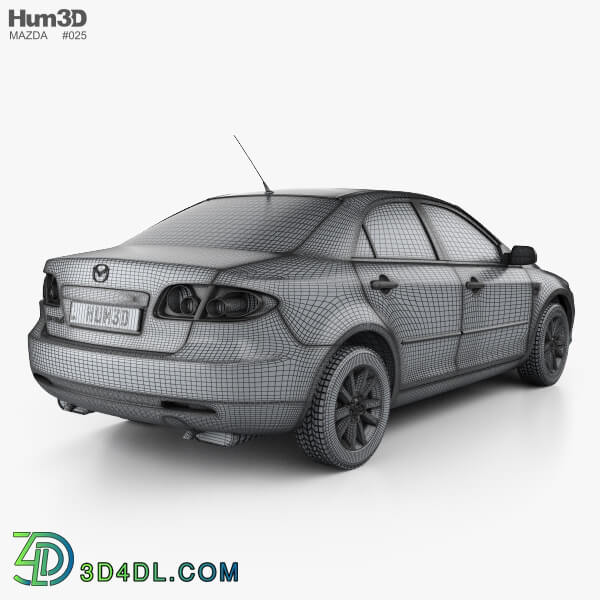 Hum3D Mazda 6 sedan 2002