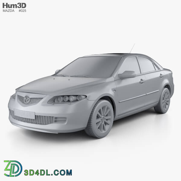 Hum3D Mazda 6 sedan 2002