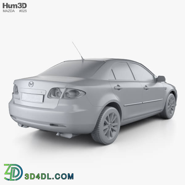 Hum3D Mazda 6 sedan 2002