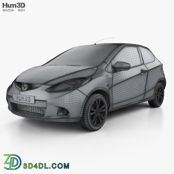 Hum3D Mazda Demio (Mazda2) 3 door 2010