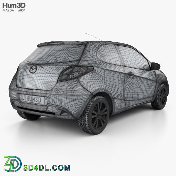 Hum3D Mazda Demio (Mazda2) 3 door 2010