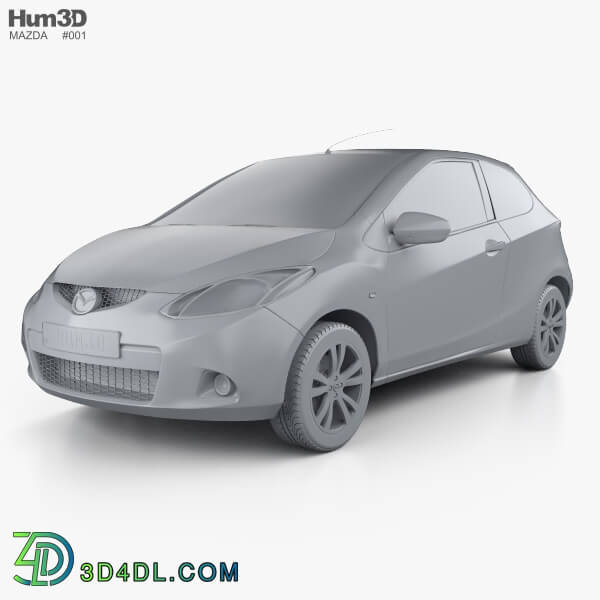 Hum3D Mazda Demio (Mazda2) 3 door 2010