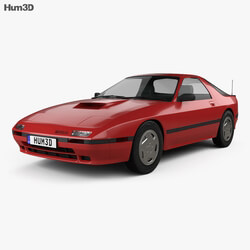 Hum3D Mazda RX 7 coupe 1985 