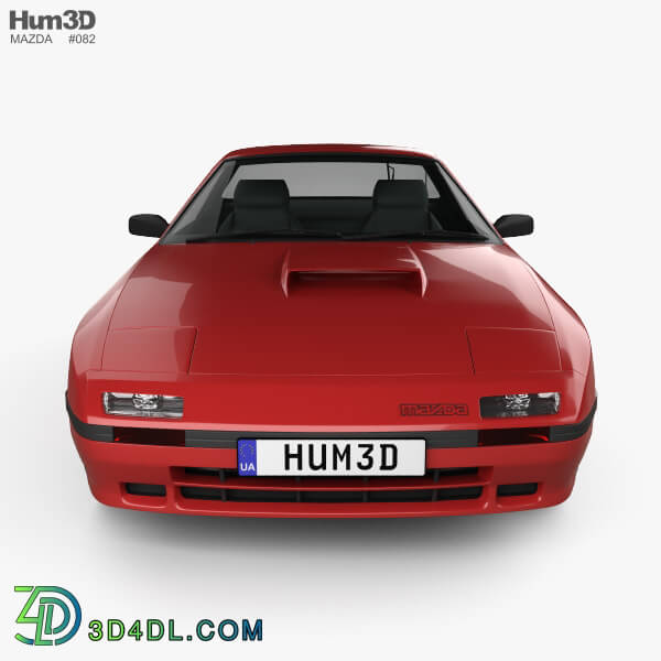 Hum3D Mazda RX 7 coupe 1985