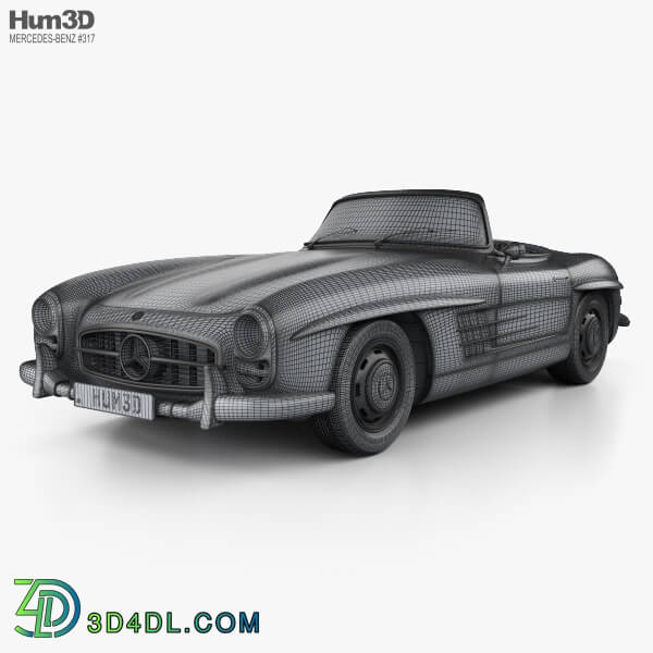 Hum3D Mercedes Benz 300 SL 1957