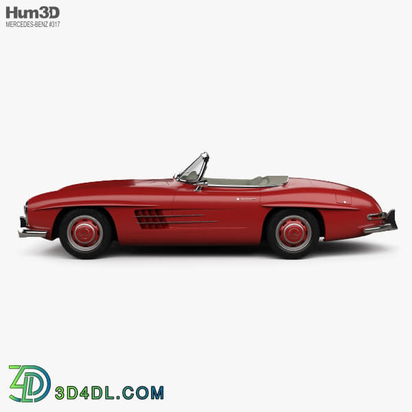 Hum3D Mercedes Benz 300 SL 1957