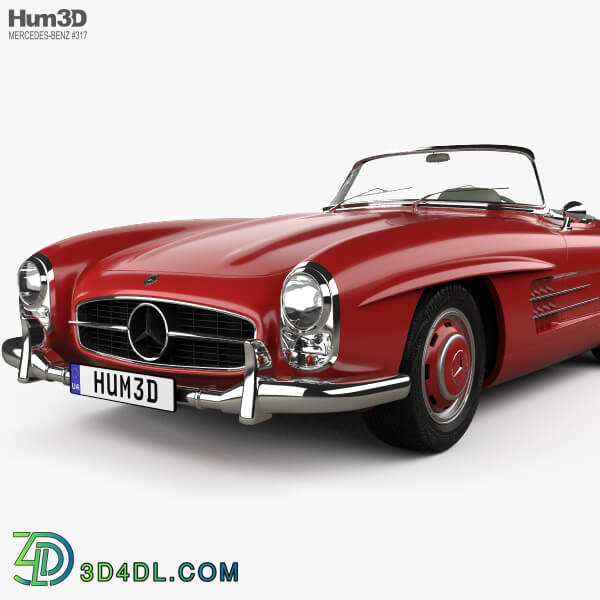 Hum3D Mercedes Benz 300 SL 1957