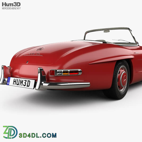 Hum3D Mercedes Benz 300 SL 1957