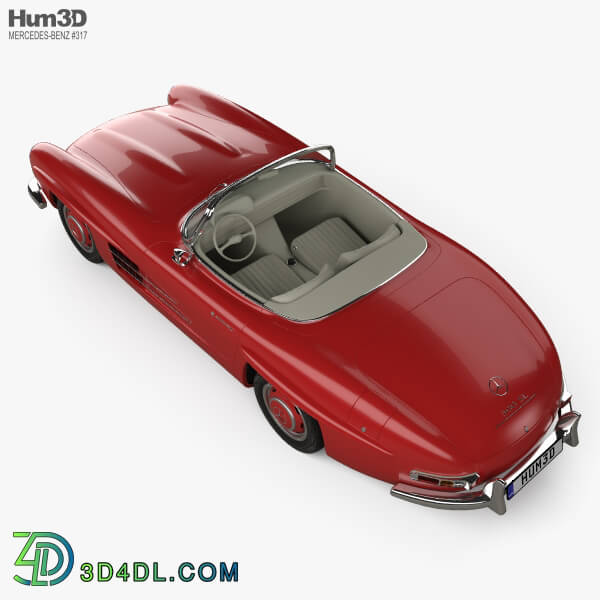 Hum3D Mercedes Benz 300 SL 1957