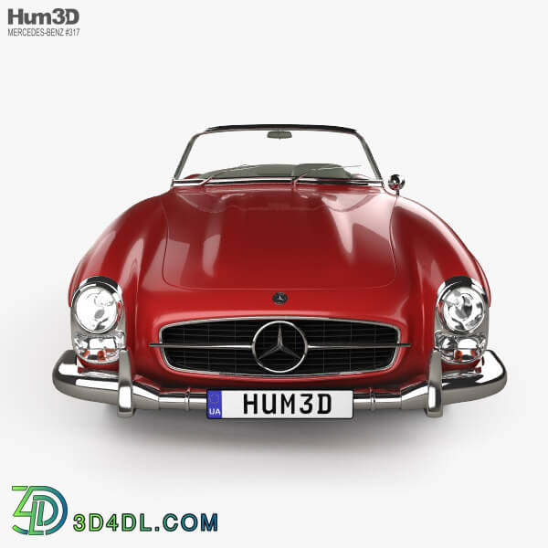 Hum3D Mercedes Benz 300 SL 1957