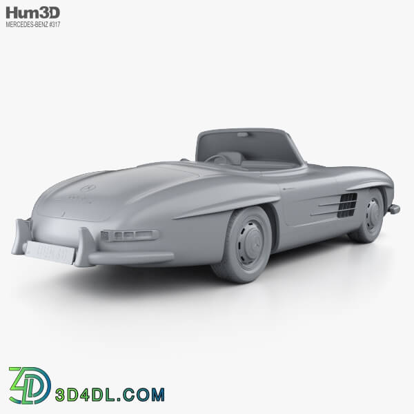 Hum3D Mercedes Benz 300 SL 1957