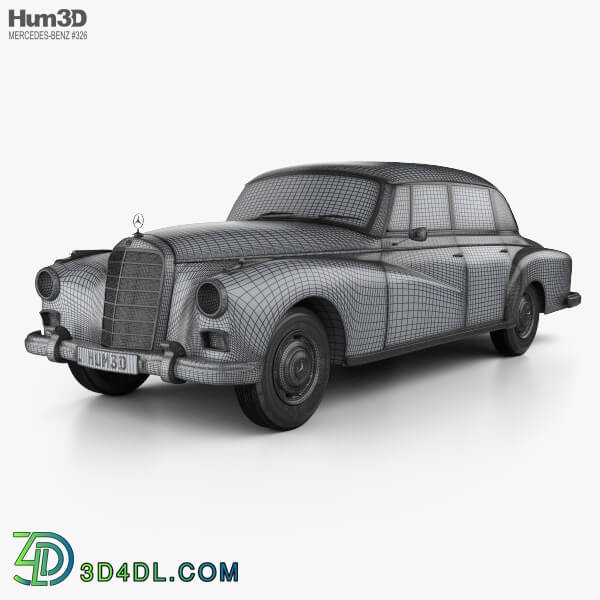 Hum3D Mercedes Benz 300d (W189) 1957