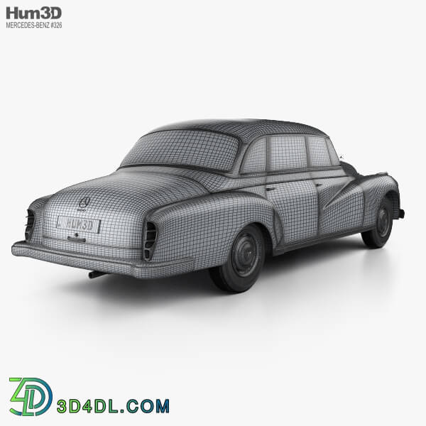 Hum3D Mercedes Benz 300d (W189) 1957