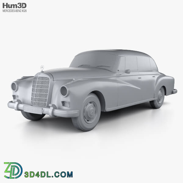 Hum3D Mercedes Benz 300d (W189) 1957