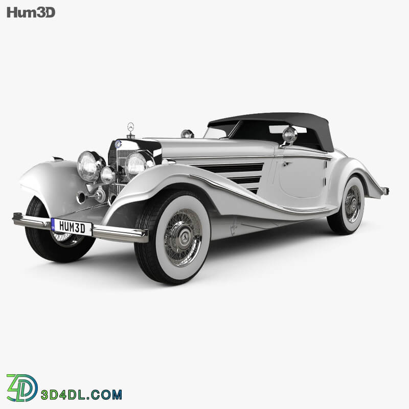 Hum3D Mercedes Benz 500K Special Roadster 1936