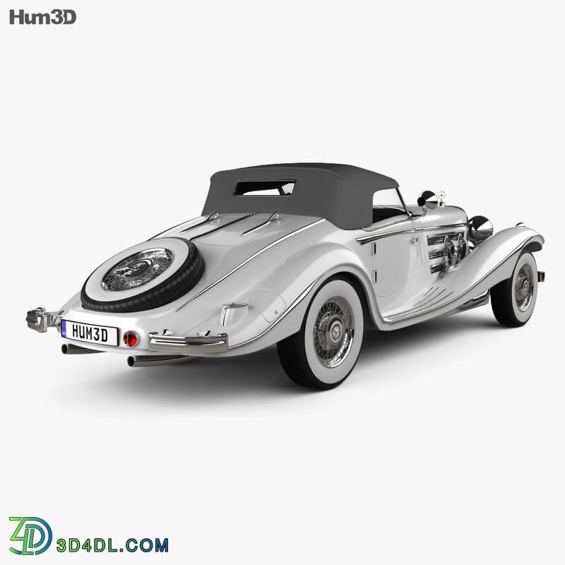 Hum3D Mercedes Benz 500K Special Roadster 1936