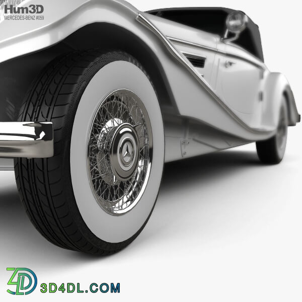 Hum3D Mercedes Benz 500K Special Roadster 1936