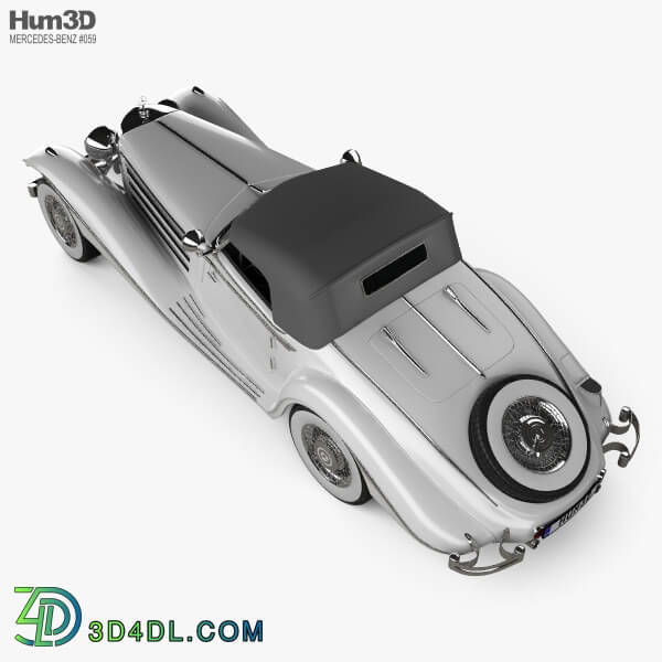 Hum3D Mercedes Benz 500K Special Roadster 1936