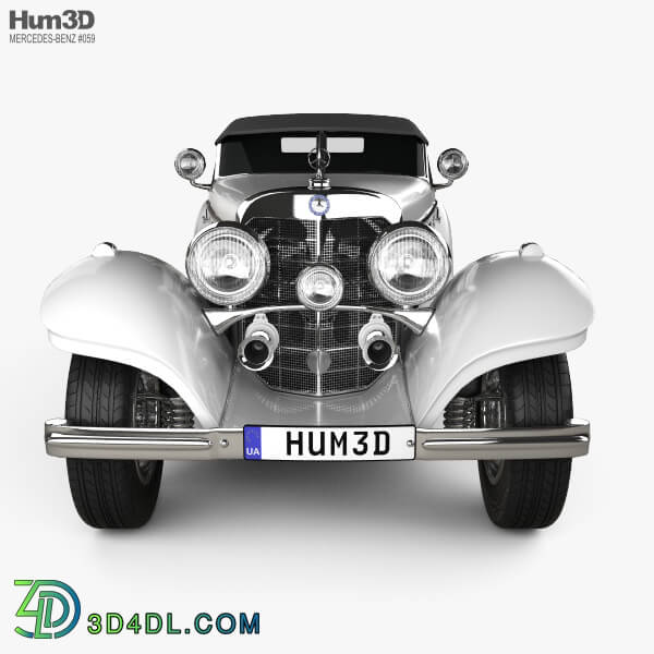 Hum3D Mercedes Benz 500K Special Roadster 1936