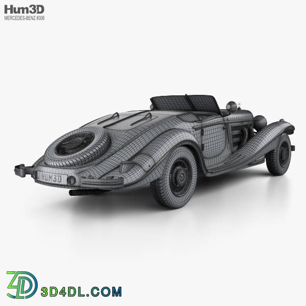 Hum3D Mercedes Benz 540K 1936