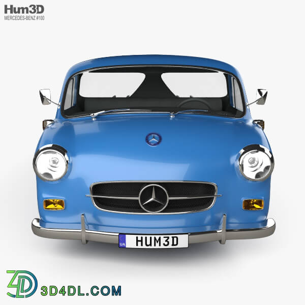 Hum3D Mercedes Benz Blue Wonder Renntransporter 1954