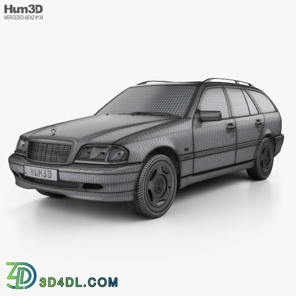 Hum3D Mercedes Benz C Class (S202) estate 1997