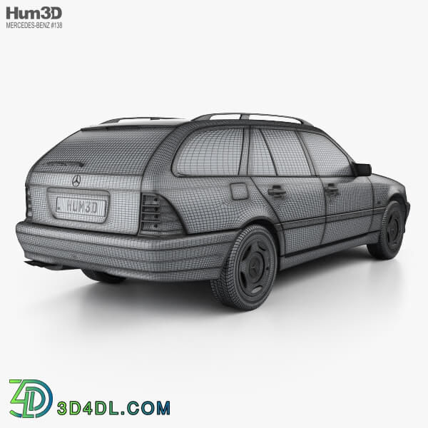 Hum3D Mercedes Benz C Class (S202) estate 1997